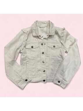 NWOT Gap Kids White Jean Jacket